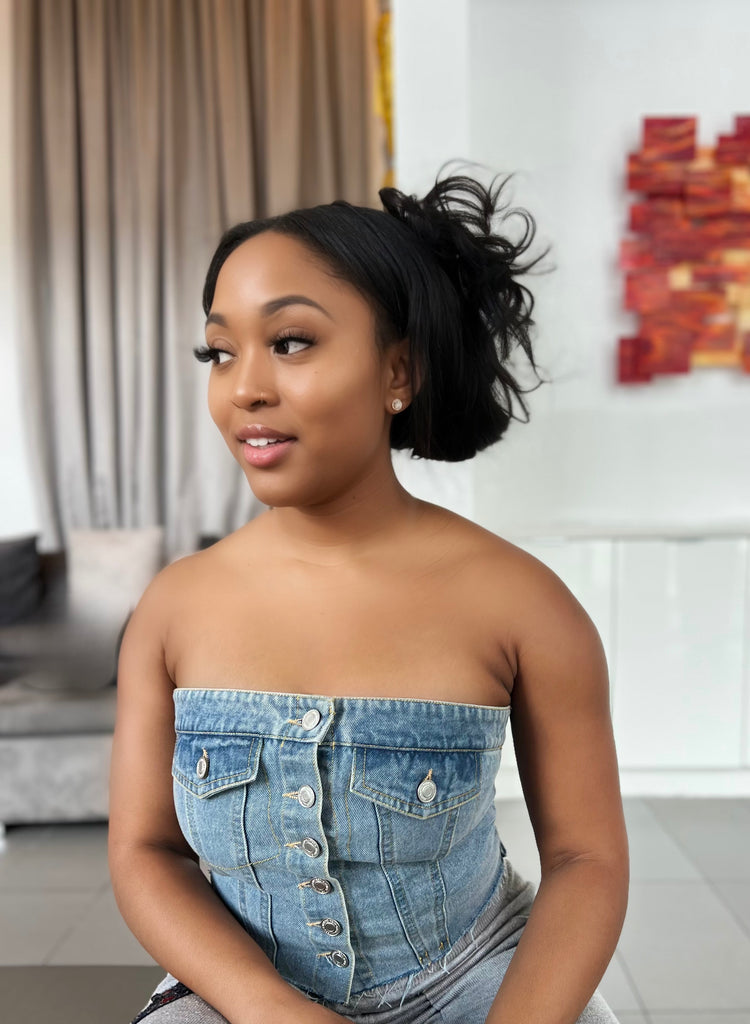 Denim Corset - Miss Tino Boutique
